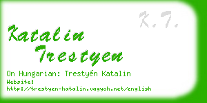 katalin trestyen business card