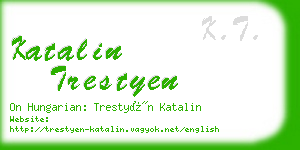 katalin trestyen business card